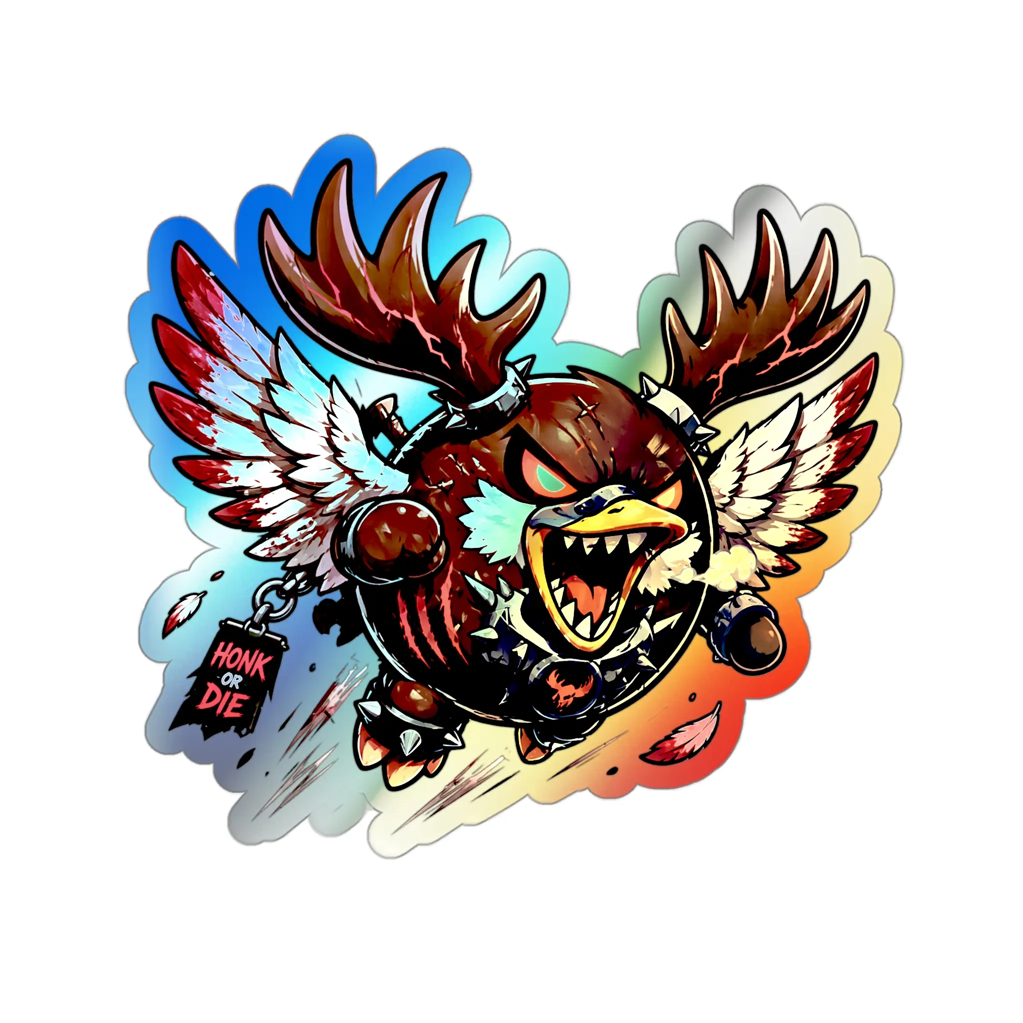 Mooz Gooz - Die-cut Holographic Sticker