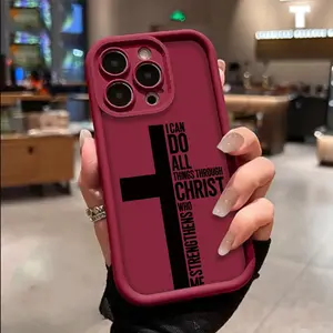 Cross Phone Case TPU for iPhone 17 AIR 17 PRO 16 PRO 15  PRO MAX  14 PLUS 13 PRO 12 11 PRO XS MAX X XR Samsung Galaxy S25 Ultra S24 S23 S22 Plus