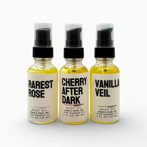 Pink Elephant Co Body Oil 1 oz - Lightweight Fast made with clean fragrance, pthalate free