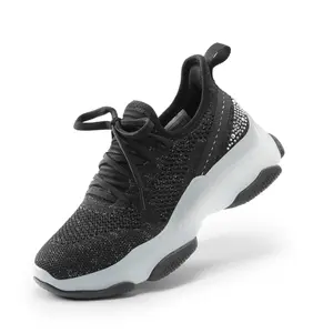 DREAM PAIRS KIDS Girls Slip-On Sneakers Kids Sparkle Lightweight Jelly Sole Walking Shoes