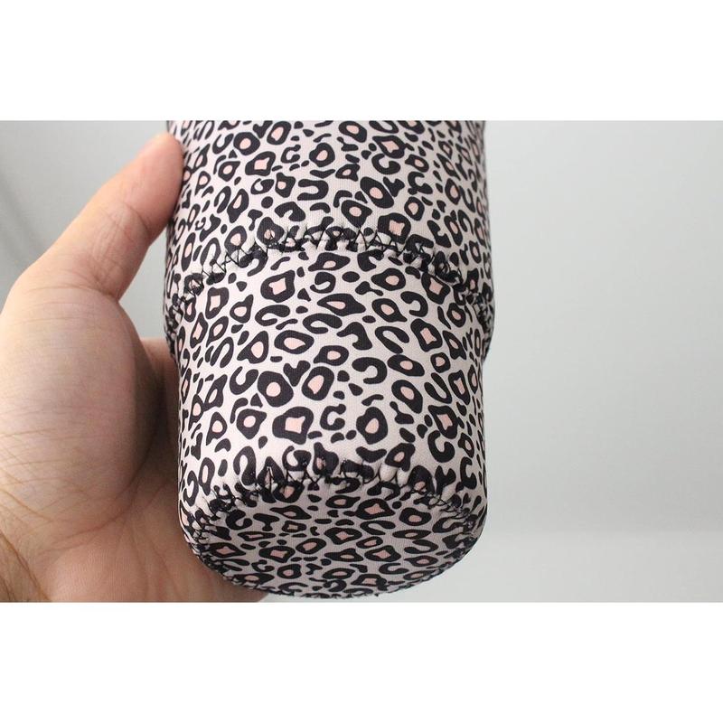 2 Pack  Iced Coffee Sleeves - Insulator Sleeve for Large Size Cold Beverages, Neoprene Cup Holder for , Dunkin Coffee, More (Paw print, Large 32oz)