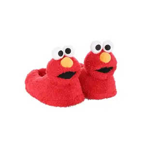 Adult Elmo Plush Slippers