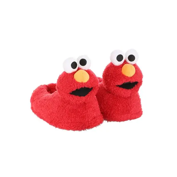 Adult Elmo Plush Slippers Adult Elmo Plush Slippers