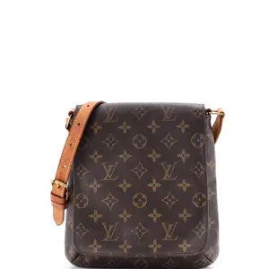Pre-owned Louis Vuitton Canvas Coated Shoulder Bags Musette Salsa Handbag Monogram Canvas PM by Rebag
