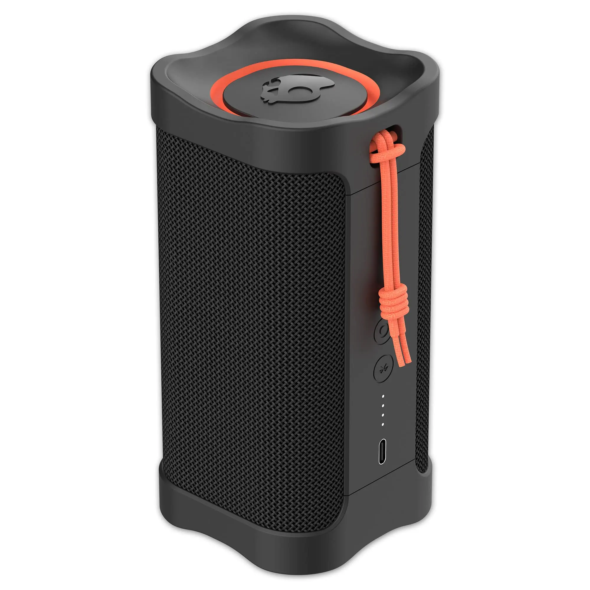 Skullcandy Terrain Outdoor Wireless Speaker - IPX7 Waterproof Portable Audio Device, Dual Custom Passive Radiators, 14-Hour Battery, Nylon Wrist Handle, True Wireless Stereo, Charging Cable Included