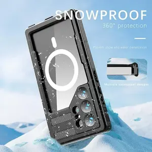 JTL For Samsung Galaxy S25 Ultra S25 S24 Plus IP68 Waterproof Magnetic Phone Case Full Body Dustproof Shockproof Diving Swim Cover