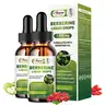 (2 Pack) Organic Berberine HCL Liquid Drops Supplements - 1500mg 7-Herb Blend with Pure Ceylon Cinnamon, Antioxidant, Dairy Free, Gut & Digestive Support, Immunity Boost, Heart Support, Cognitive & Brain Function, High Absorption, 4 Fl Oz Bottles