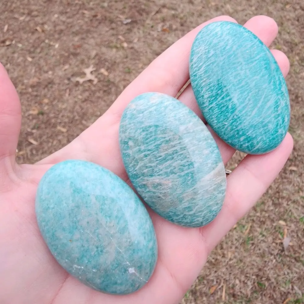 Amazonite Palm Stone