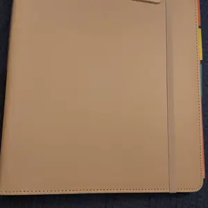 JoyCat PU Leather 3-Ring Binder Clipboard Folio with Storage & Magnetic Clip - 12.4"x10.2", Removable 11"x8.5" Lined Notepad, Expanding File, Office Stationery for Nurses, Back to School Haul, Christmas/Birthday/Adulting Gifts