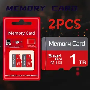 2-Pack × 1TB Micro SD Card, Micro SD Card Flash Memory, Micro TF, Suitable for Tablet Computers, Cameras, Smartphones, Laptops, Personal Computers, Car Audio Systems, Game Consoles, Reliable Storage micro tf surveillance system sd adapter memory card