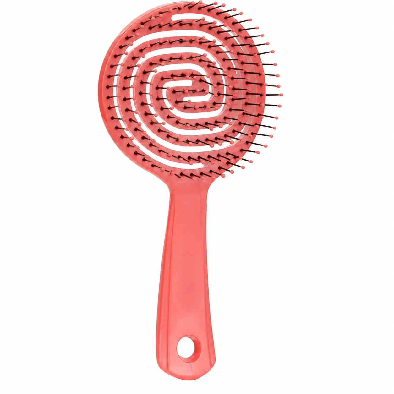 Ventilated Spiral Detangle Brush, Painless Knot Remover for Wet Shower Hair & Blow Drying