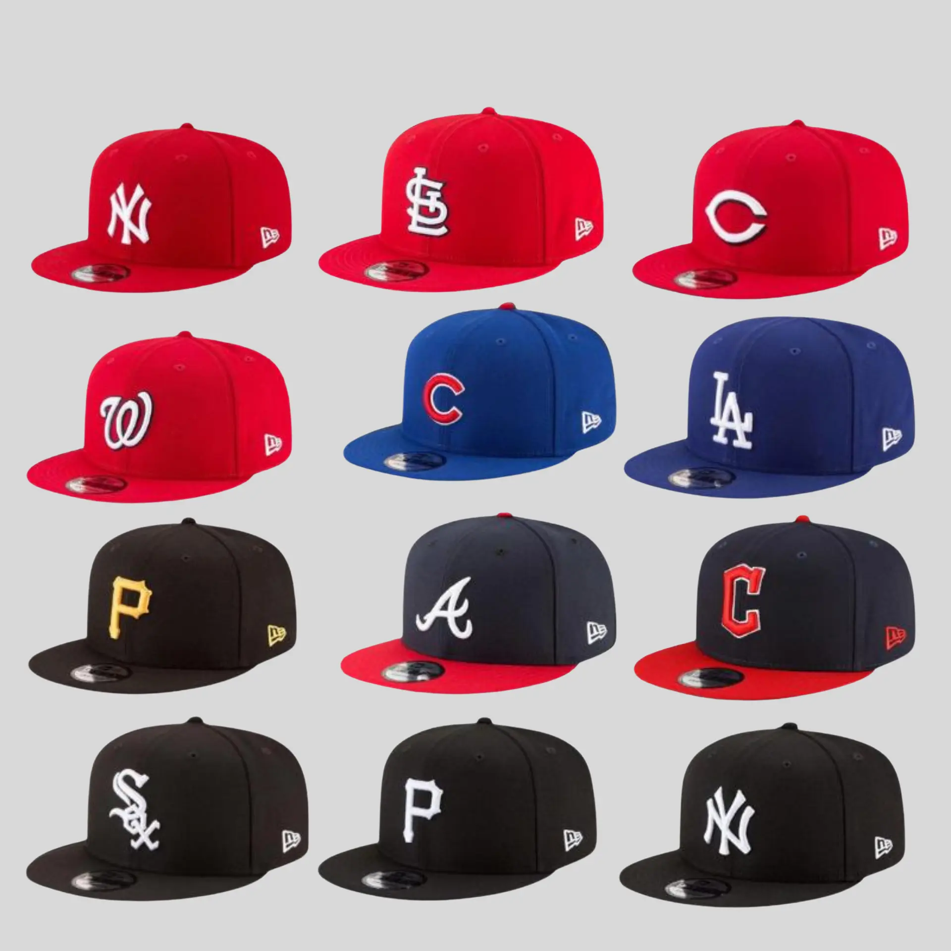 New Era MLB Premium Baseball Hat – LA Dodgers, NY Yankees, White Sox, Cardinals, Nationals, Pirates, Braves, Guardians, Adjustable Curved Brim Snapback Cap, Vintage Athletic Design, Urban Fashion, Trending TikTok USA 2026 Collection