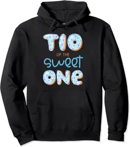 Tio of The Sweet One Donut Boy 1st Birthday Party Uncle Unc Pullover Hoodie - Michaelapa Shop 95B0B57QQNYP