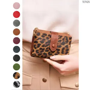 Women's RFID Blocking Bifold Wallets, Large Capacity Gym Accessory Card Holder with Dual Zippers, Coin Pouch, Cash Clip & ID Window, Durable Fashion Purse, Ideal Holiday Gift for Christmas & Valentine's Day