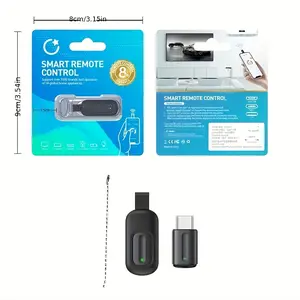 5 generation infrared remote control adapter for smartphones: universal mini remote control for TVS, air conditioners, fans, cameras, etc. - compatible with Type-C