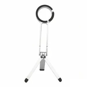 JORREP Phone Tripod, Magnetic Phone Holder with Strong Grip for Desk, Portable Hands Free Phone Mount for Compatible with Smartphone