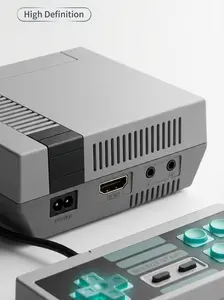 2026"Classic 8-Bit Retro Video Game Console - Built-in 620 All-Time Favorite Games - Dual Wired Controllers - Plug & Play AV Output System - US Edition with Power Adapter - Perfect Retro Gif