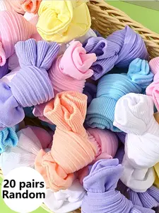 Women's Pantyhose and Socks, 30 Pairs Candy Color Short Design, Lightweight Comfortable, Perfect for Daily Wear