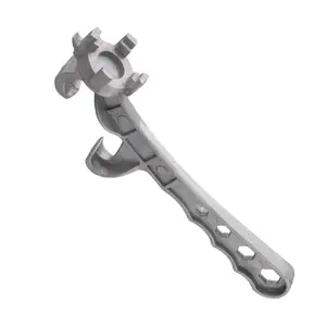 7-in-1 Aluminum Bung Wrench - Heavy Duty Drum & Bucket Opener for 5–55 Gallon Barrels, Non-Sparking Multi-Size Cap Removal Tool