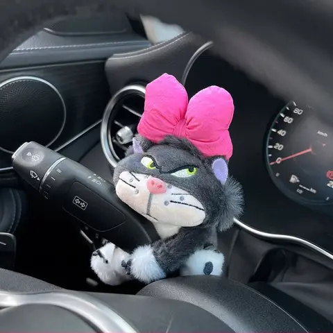 Cute Cat Design Car Interior Decoration,Car Center Console Decoration, CarInterior Ornament, Car Accessories forWomen & Girls
