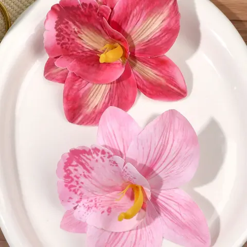 2 Pcs Floral Hair Clips, Cute Girl Style Hair Accessories, Perfect for Daily Outing, Travel, Vacation, Date, Essential Hair Decorations, Flower Hair Clip, Decorative Hair Clips