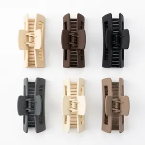 Large Hair Claw Clips Strong Hold Non-Slip Matte Jaw Clips 6 Pack