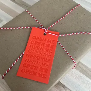 "Open Me" Gift Tags