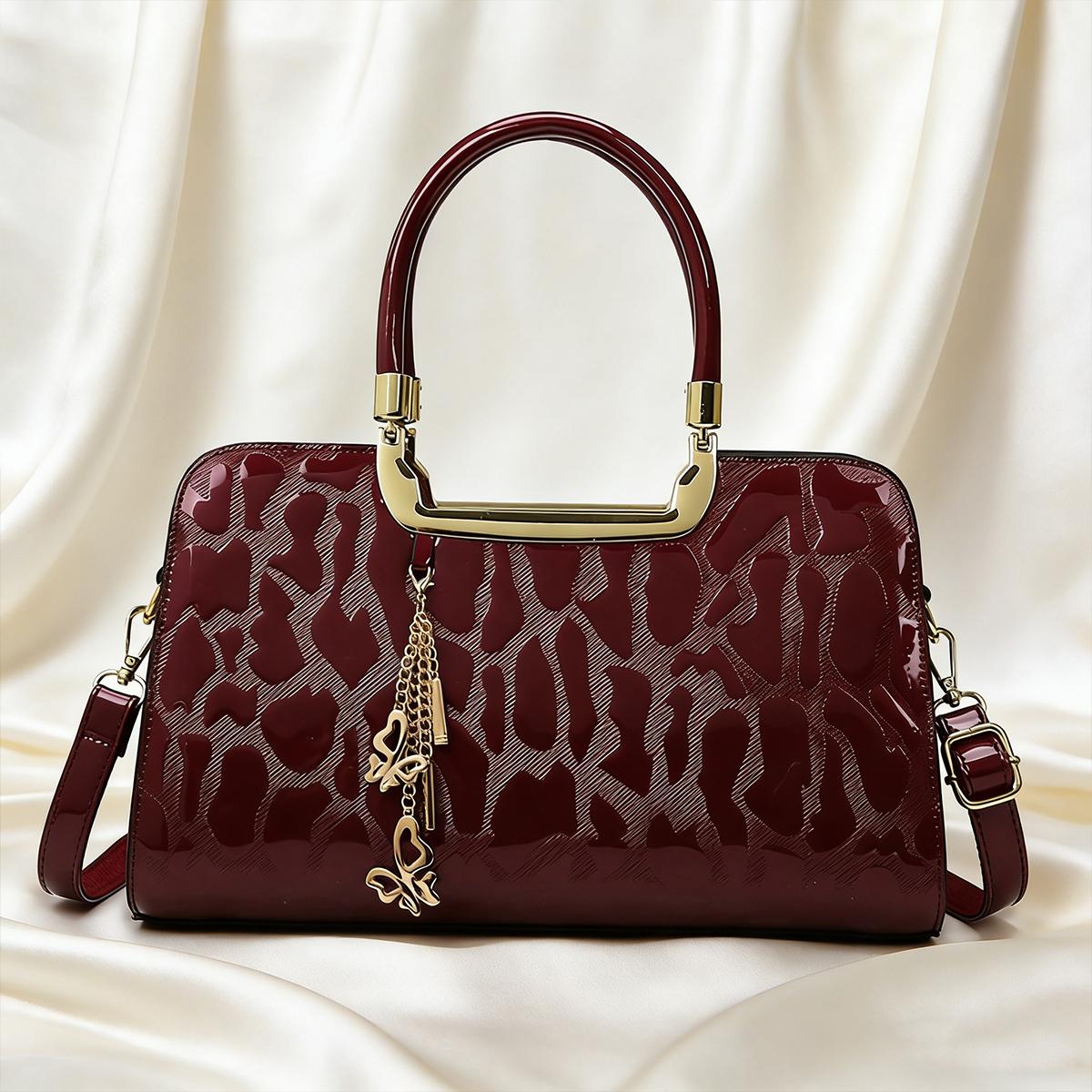 Women’s Fashion Crossbody Bag, Versatile Trendy Handbag, Large-capacity Tote Bag, Suitable for Outings, Commuting, and Weekend Dates Retro Matte Hand-woven Messenger