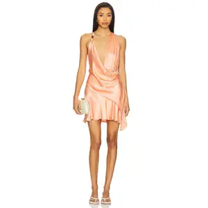 SNDYS Rosita Mini Dress in Coral