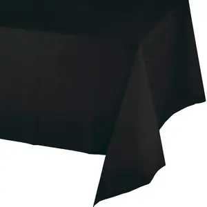 Black Velvet Rectangle Tablecloth