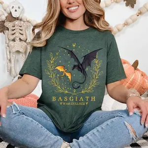 Basgiath War College Shirt Fourth Wing Inspired Dragon Tee