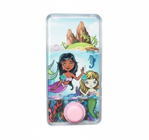 Vibrant Plastic Mermaid Theme Phone Water Game, Water Ring Toss Toy for Kids, Unique Collectible Stress Relief Classic & Novelty Toy