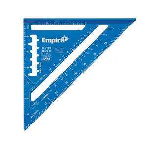 HI-VIS Rafter Square, Heavy-Duty Construction Tool for Framing, Roofing, and Carpentry Tasks