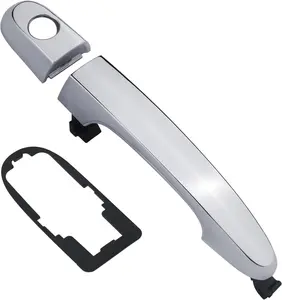 Exterior Door Handle Chrome w/Gasket Pad Compatible with Kia Sorento 2011 2012 2013 2014 2015 Front Door Left Driver Side Panel Replaces 826512P010 826522P020 826542P000