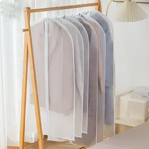 25 transparent clothing bags with zipper closure - durable, waterproof, dustproof storage bags for hanging suits, jackets, and shirts, washable, and reusable, Dustproof Design