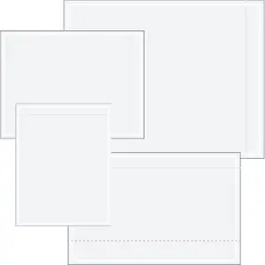 Box Partners  4 .5 x 6 in. 2 Mil Poly Clear Face Document Envelopes