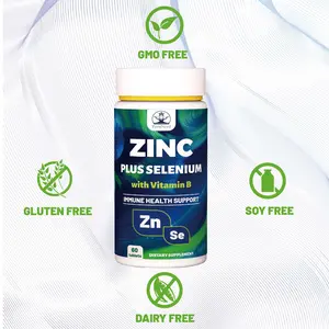 Zinc Plus Selenium With Vitamins B-Triple nutritional combination (scientific ratio of zinc + selenium + vitamin B group) to enhance immunity (zinc and selenium synergistically enhance the activity of immune cells)