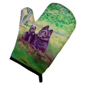 Carolines Treasures  Schipperke & Puppy Oven Mitt