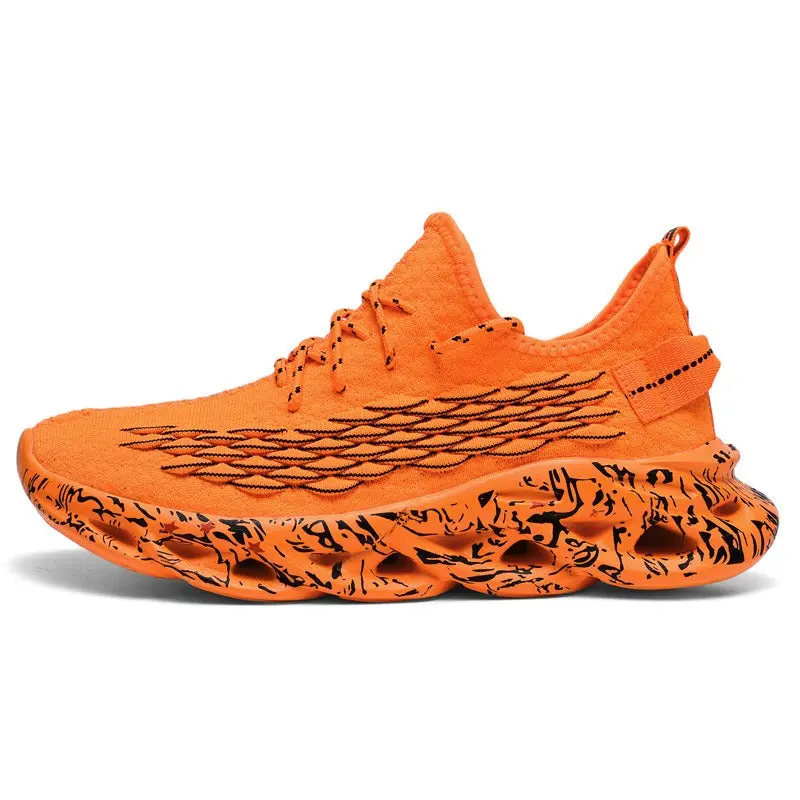 Blade shoes men's casual shoes men's fly woven mesh breathable running shoes men's mesh shoes