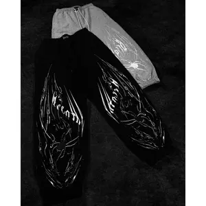 pants men  fashion  casual Breathedivinity Sweatpants  Joggers 2024 autumn winter new American fashion Joggers with fleece for men women US size Oversized