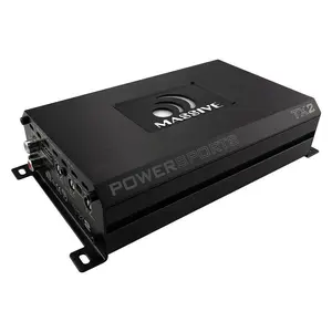 Massive Audio TX2 - 120 Watts X 2 RMS @ 4 Ohm Full Range Bluetooth Marine Amplifier with IP65 Water Resistance & Compact Design