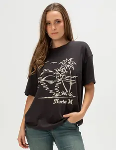 HURLEY Fun In The Sun Womens Boyfriend Tee
