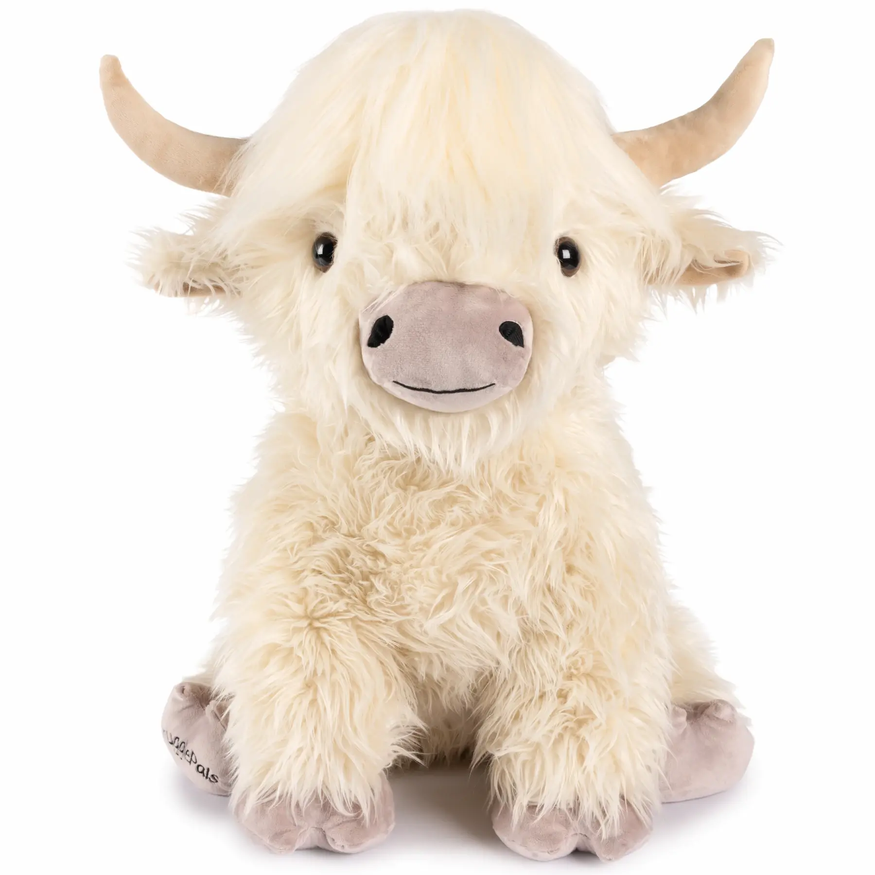 Giant White & Purple Highland Cow SnugglePal Giant White & Purple Highland Cow SnugglePal
