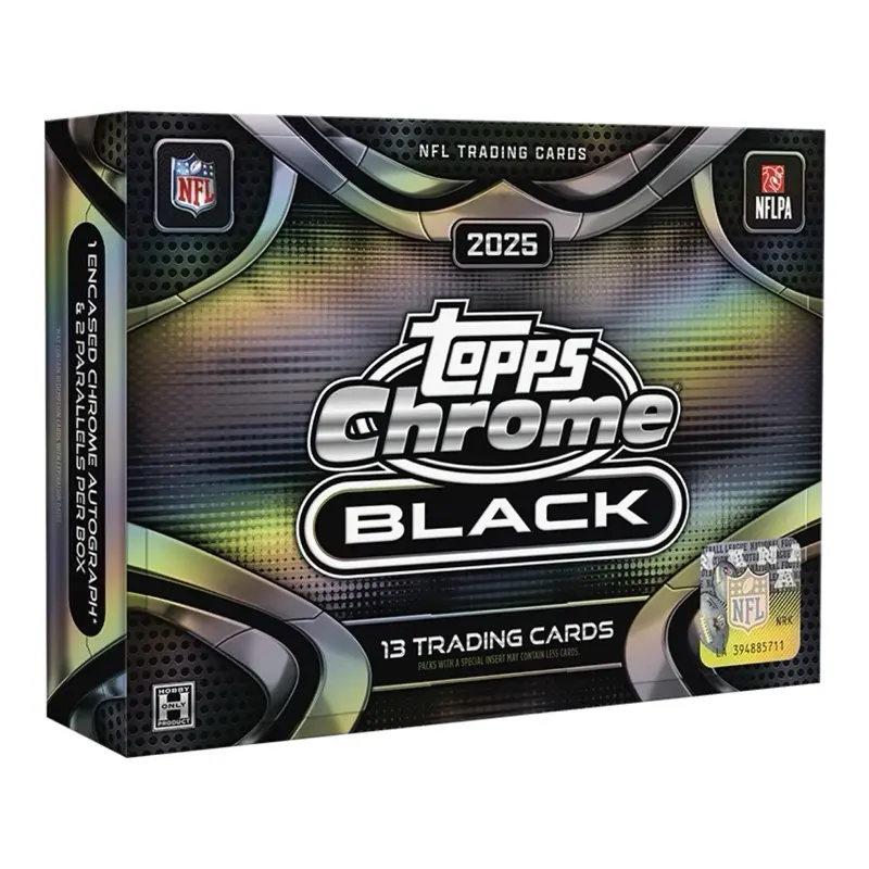 2025 Topps Chrome Black Football Hobby Box