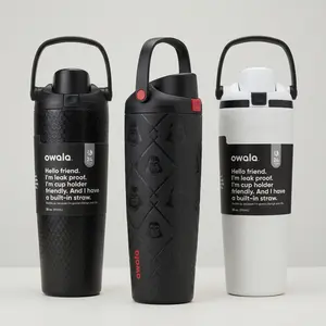 30oz Insulated Stainless Steel Water Bottle with Handle – Leakproof Travel Tumbler for Gym, Sports, Office & Everyday Hydration