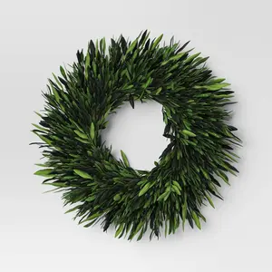 Preserved Olive Leaf Wreath - Threshold