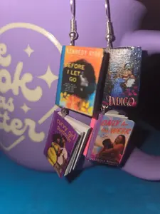 Double Dangle (2)- Custom Book Earrings