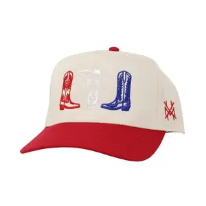MHC Boots Embroidered Trucker Hat Snapback Adjustable (Up To Size 8 Head)