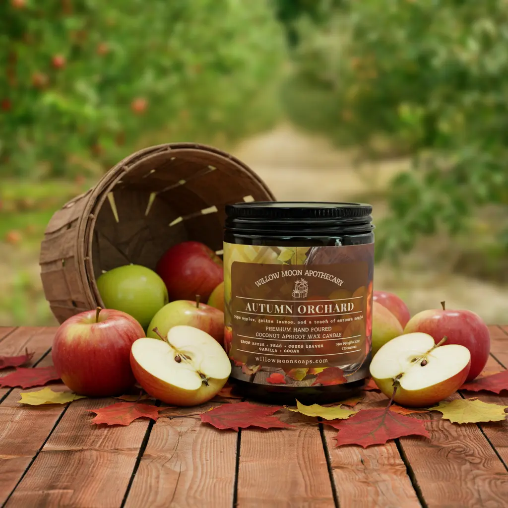 Autumn Orchard, Macintosh Apple, Green Leaf & Cedar Candle