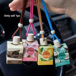 Car Air Freshener, Car Hanging Aromatherapy Diffuser, Reusable Car Fragrance Diffuser, Car Interior Accessories for Car, Wardrobe and Bathroom, Car Perfume
